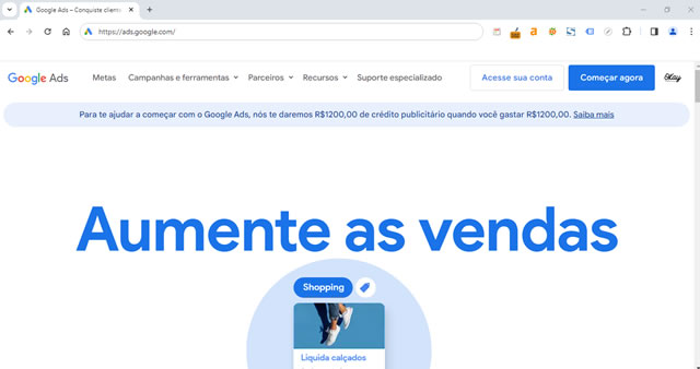 Como Cadastrar no Google Ads